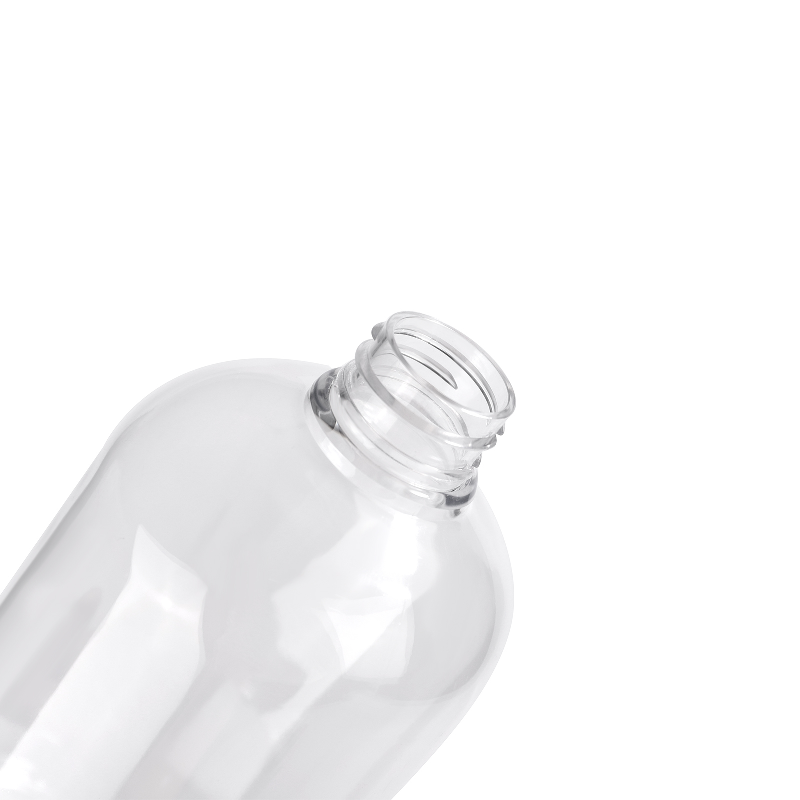 China manufacture 300ml empty clear PET plastic hand sanitizer pump bottle