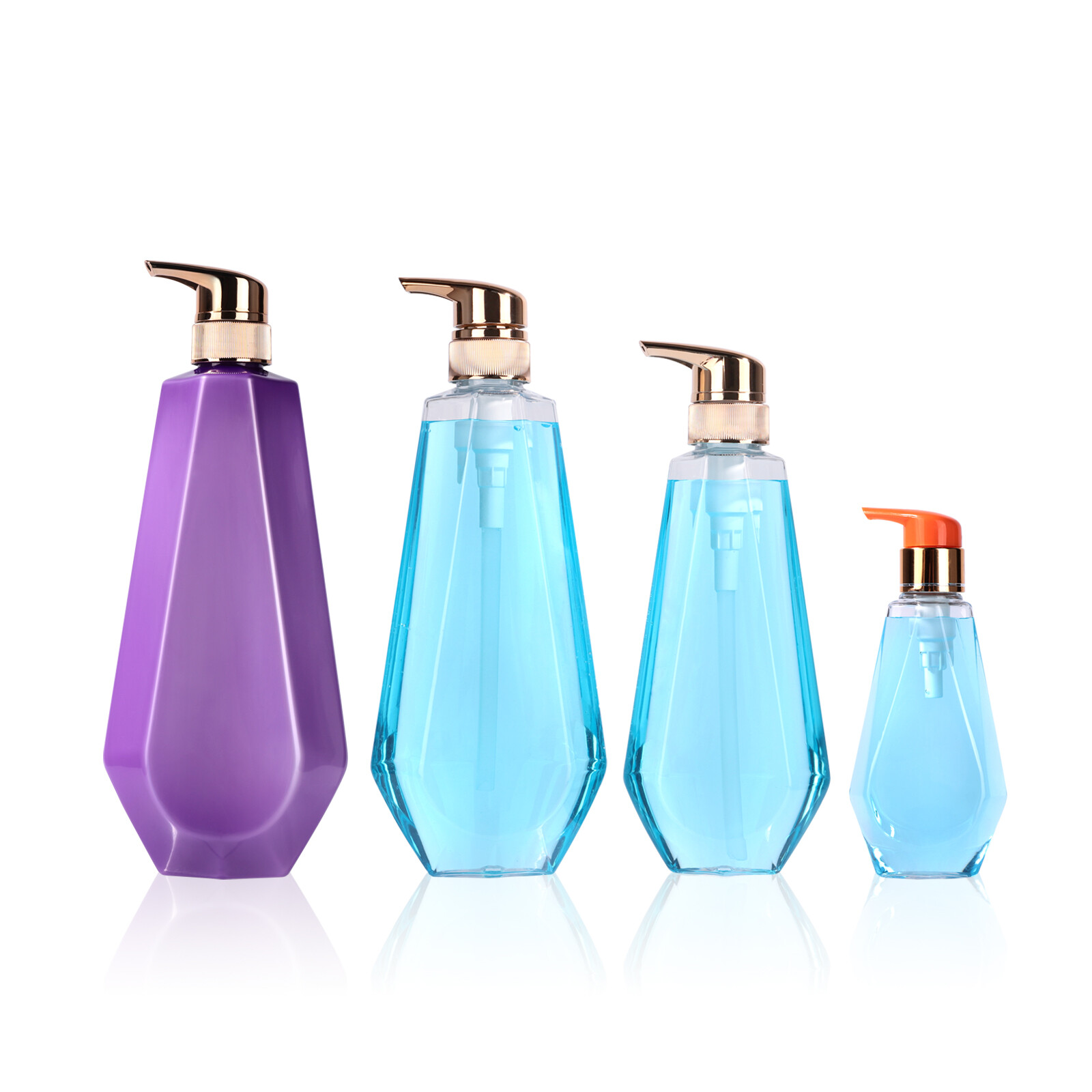 400ml/500ml/750ml/900ml/ empty custom made PET plastic bottle body lotion/essential oil/shampoo/bottle