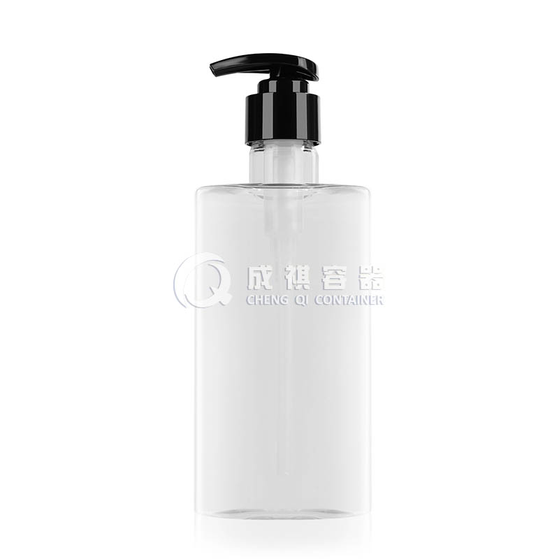 180ml Transparent Rectangle Plastic Lotion Bottle Wholesale With Pump Or Cap